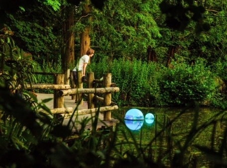 De lichtbollen van POND in Diergaarde Blijdorp ©Nova Innova