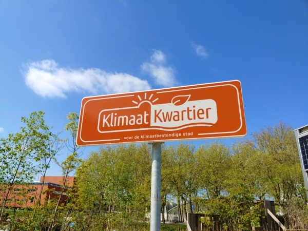 Straatbord KlimaatKwartier